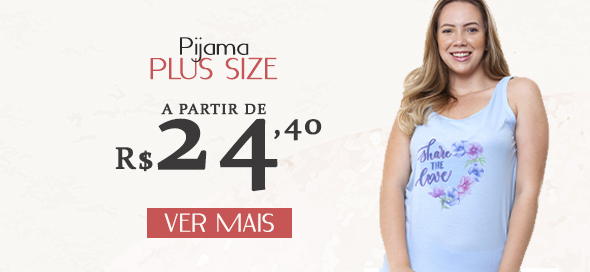 pijama plus size - Atacado
